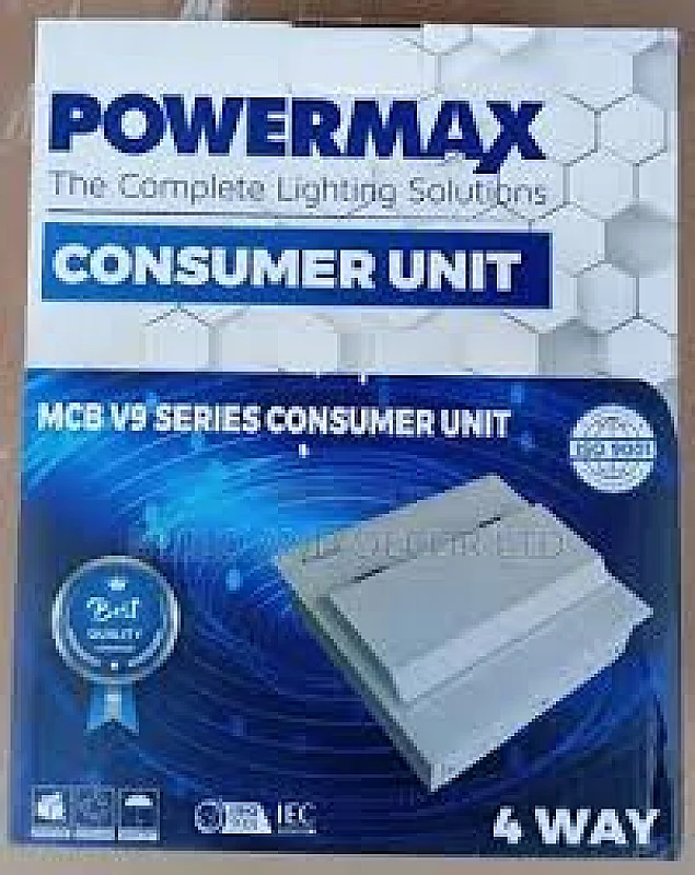 4 Way Consumer unit (with Main) POWERMAX