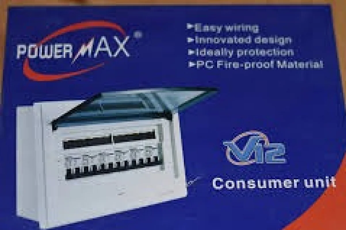 6 Way Consumer unit (with Main) POWERMAX