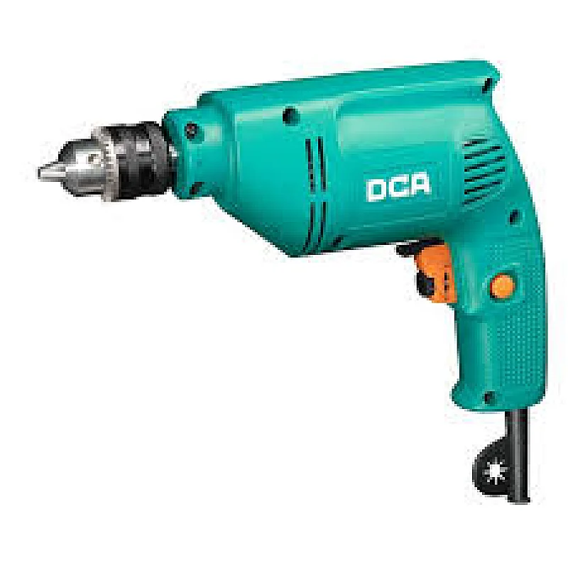 Electric Drill 300W - Compact Right-Angle Drill, 10mm Steel, 18mm Wood Capacity, 3000 RPM
